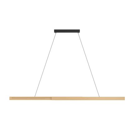 Eglo - Himmennettävä LED-kattokruunu johdossa LED/21W/230V 3000K ruskea