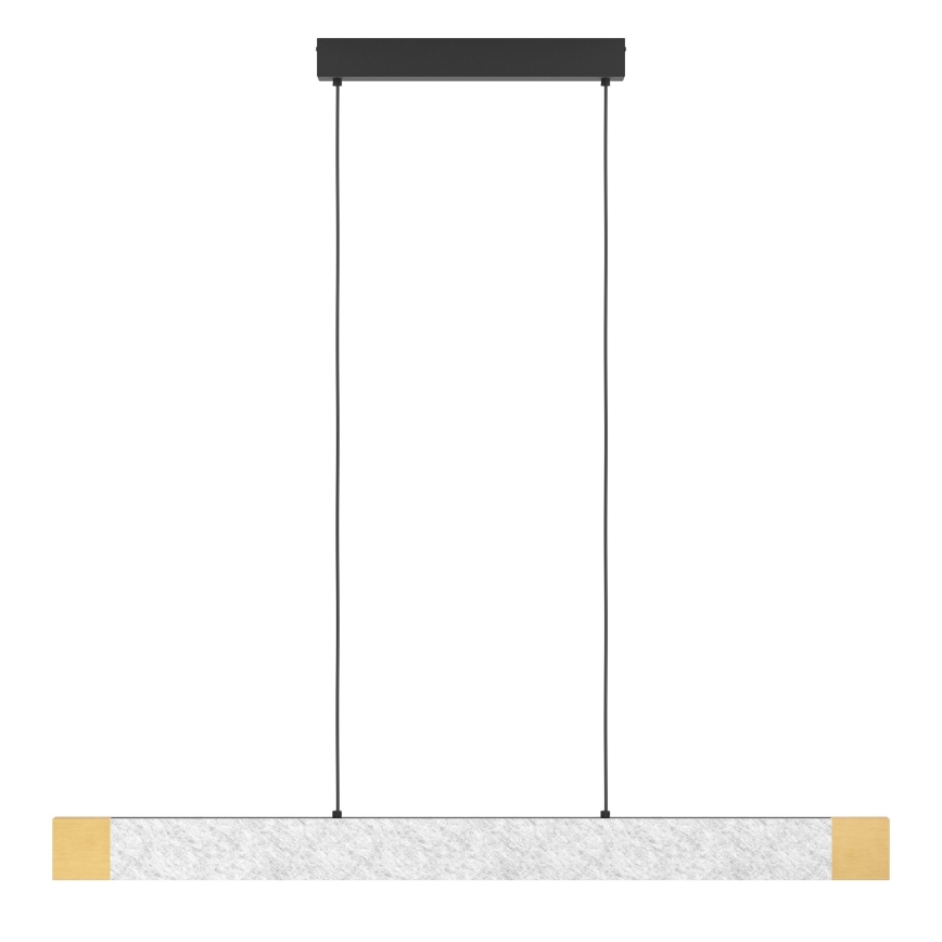 Eglo - Himmennettävä LED-kattokruunu johdossa LED/22,2W/230V 3000K ruskea/harmaa