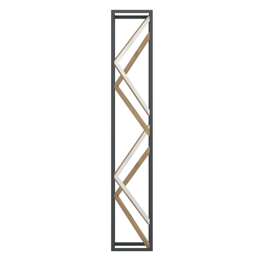 Eglo - Himmennettävä LED-lattiavalaisin LED/23W/230V 2700-6500K musta/kulta + kauko-ohjaus