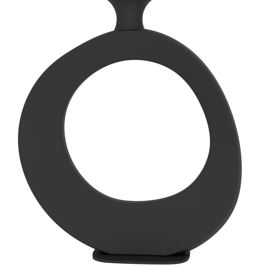 Eglo - Pöytävalaisin 1xE27/60W/230V 52,5 cm musta/kerma