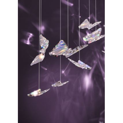 Eglo - LED Himmennettävä riippuvalaisin kaapelilla 6xLED/4,2W/230V musta/läpinäkyvä