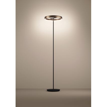 Eglo - himmennettävä LED-lattiavalaisin liiketunnistimella 2xLED/19W/230V 2200-6500K ruskea