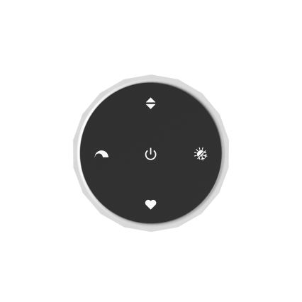 Eglo - LED Himmennettävä kattovalaisin LED/5,5W/230V + LED/1,6W 2200-6500K kiiltävä kromi + kaukosäädin