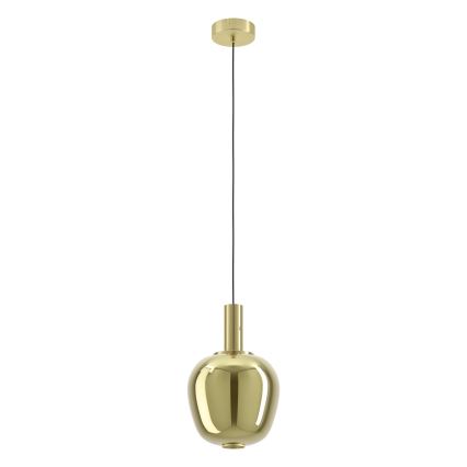 Eglo - Himmennettävä LED-riippuvalaisin kaapelilla LED/6W/230V + LED/1,6W 2200-6500K halkaisija 25 cm kultainen