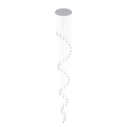 Eglo - LED-riippuvalaisin kaapelilla 40xLED/2,1W/230V 2200/3000/4000K kiiltävä kromi