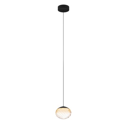 Eglo - LED himmennettävä riippuvalaisin vaijerilla LED/5,8W/230V 2200-6500K beige/savunharmaa + kaukosäädin