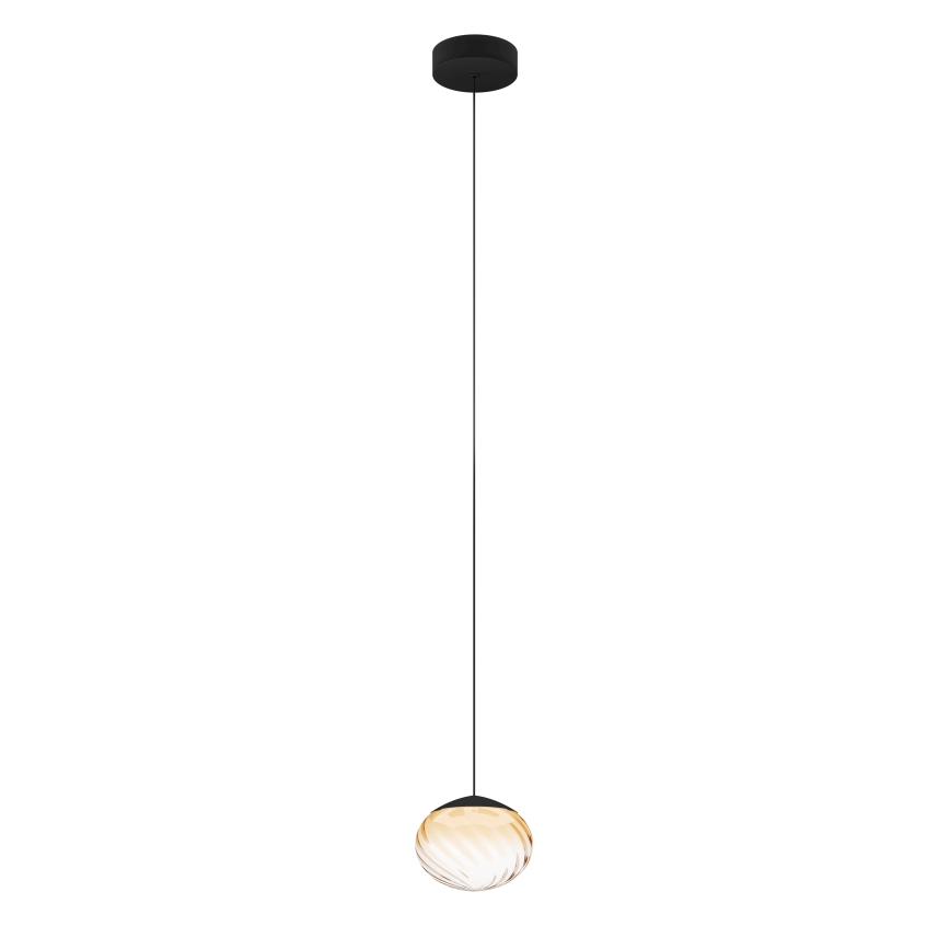 Eglo - LED himmennettävä riippuvalaisin vaijerilla LED/5,8W/230V 2200-6500K beige/savunharmaa + kaukosäädin