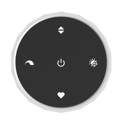 Eglo - himmennettävä LED-riippuvalaisin kaapelilla 5xLED/5,8W/230V 2200-6500K musta/beige/savunharmaa + kaukosäädin