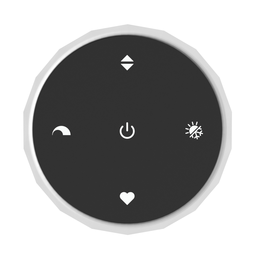 Eglo - himmennettävä LED-riippuvalaisin kaapelilla 5xLED/5,8W/230V 2200-6500K musta/beige/savunharmaa + kaukosäädin