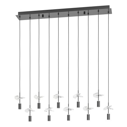 Eglo - LED-riippuvalaisin kaapelilla, 40 x LED, 2,6 W, 230 V, 2200/3000/4000 K, kiiltävä kromi