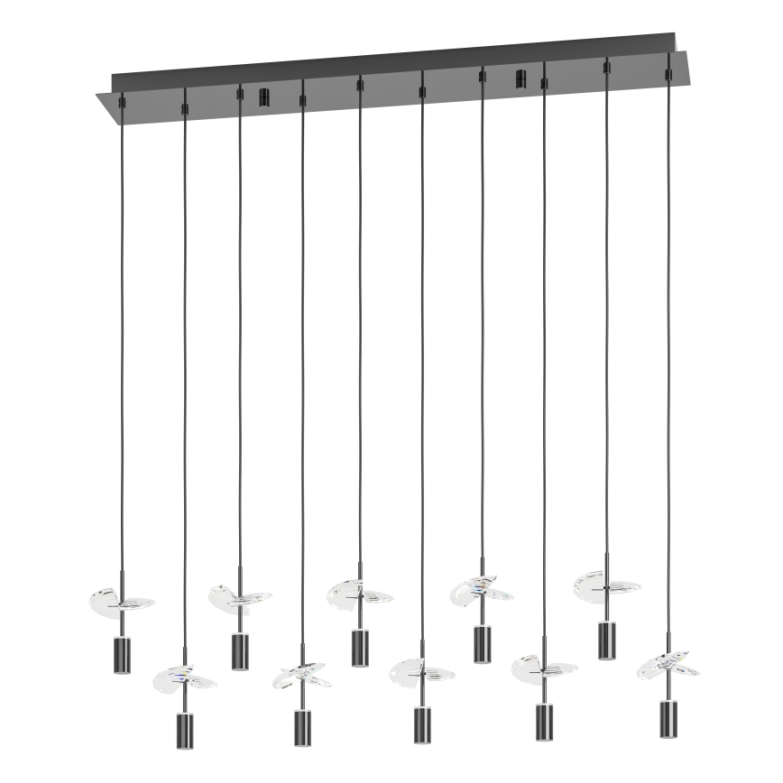 Eglo - LED-riippuvalaisin kaapelilla, 40 x LED, 2,6 W, 230 V, 2200/3000/4000 K, kiiltävä kromi