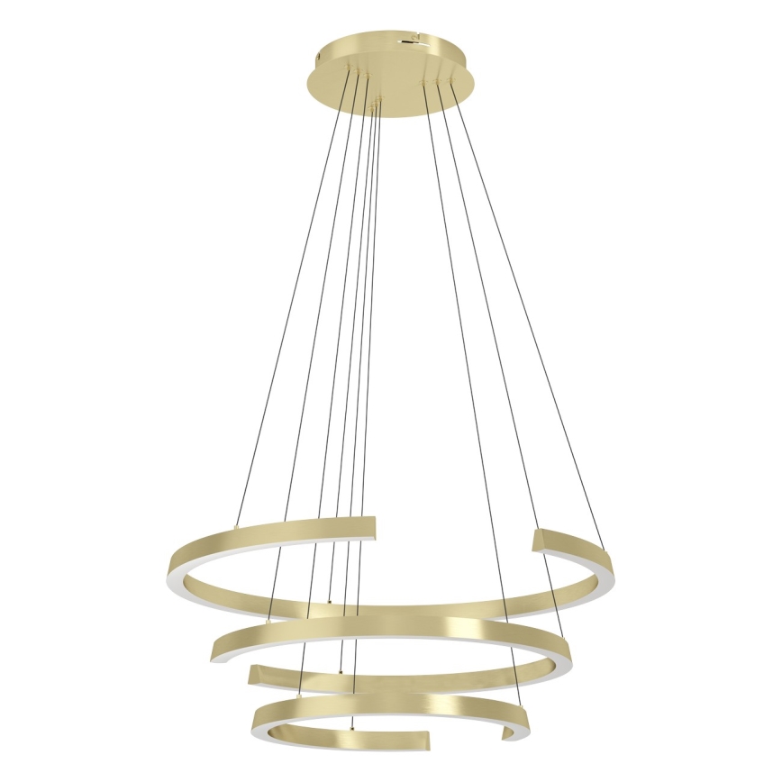 Eglo - LED-himmennettävä riippuvalaisin vaijerilla LED/50W/230V 2200-6500K kultainen + kaukosäädin