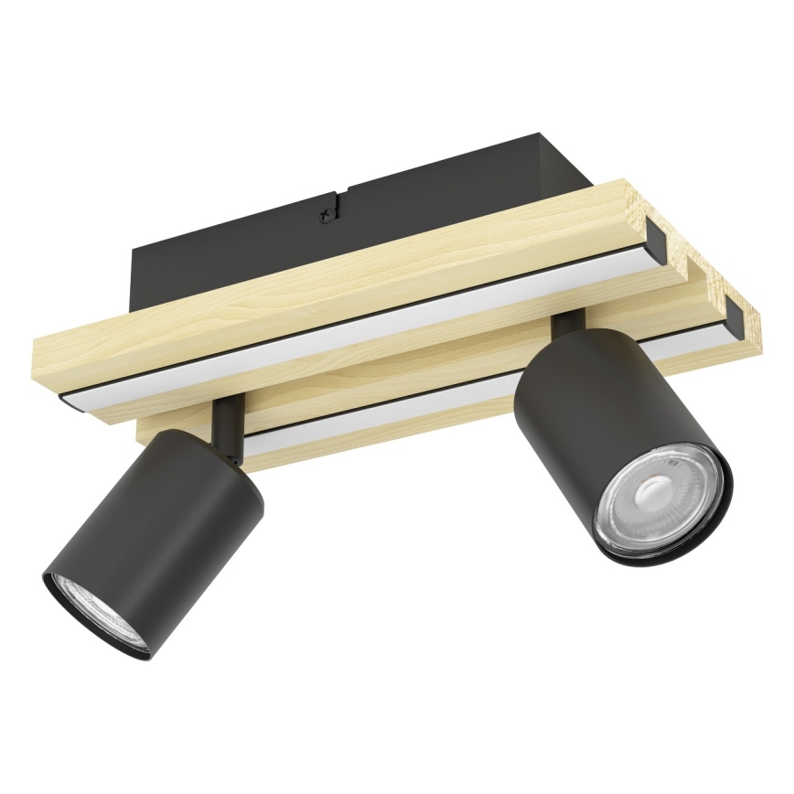 Eglo - LED-kohdevalaisin 2xLED/2,2W/230V + 2xLED/1,2W + 2xLED/2W beige/musta