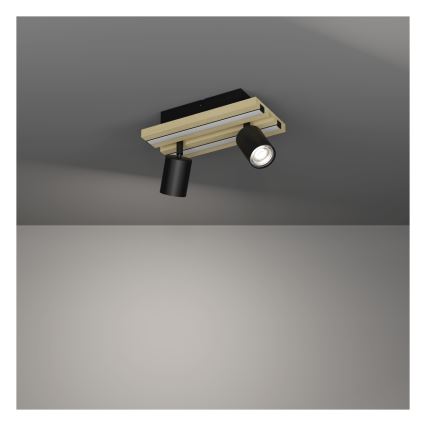 Eglo - LED-kohdevalaisin 2xLED/2,2W/230V + 2xLED/1,2W + 2xLED/2W beige/musta