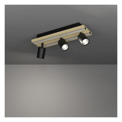 Eglo - LED-kohdevalaisin 3xLED/2,2W/230V + 2xLED/1,2W + 2xLED/2W beige/musta