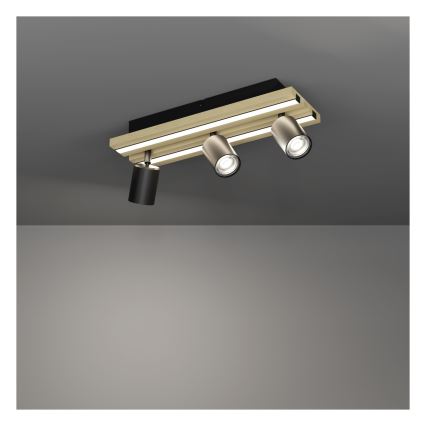 Eglo - LED-kohdevalaisin 3xLED/2,2W/230V + 2xLED/1,2W + 2xLED/2W beige/musta