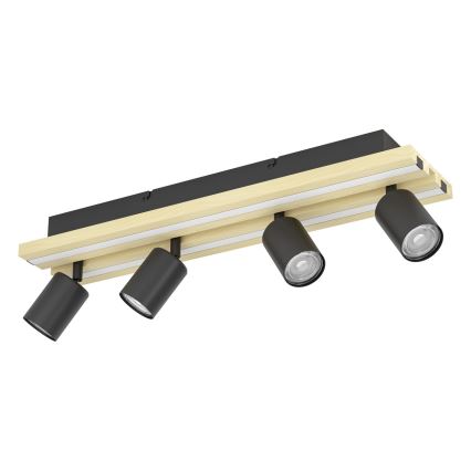 Eglo - LED-kohdevalaisin 4xLED/2,2W/230V + 2xLED/1,2W + 2xLED/2W beige/musta
