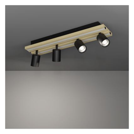 Eglo - LED-kohdevalaisin 4xLED/2,2W/230V + 2xLED/1,2W + 2xLED/2W beige/musta