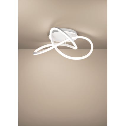 Eglo - himmennettävä LED-kattovalaisin LED/40W/230V 2200-6500K halkaisija 83 cm valkoinen + kaukosäädin