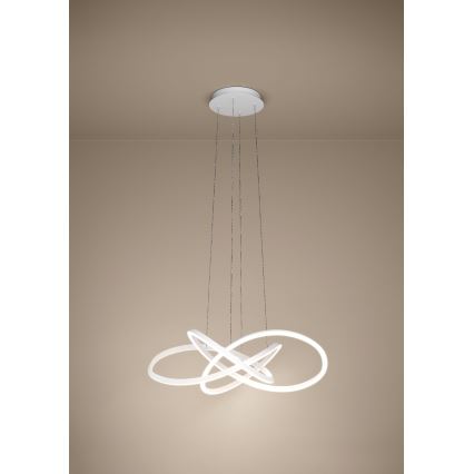 Eglo - LED himmennettävä riippuvalaisin vaijerilla LED/48,7W/230V 2200-6500K valkoinen + kaukosäädin