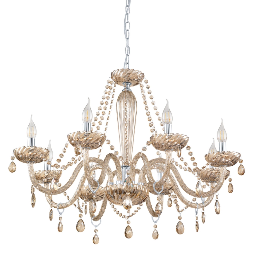 Eglo 39093 - Kattokruunu BASILANO 8xE14/40W/230V