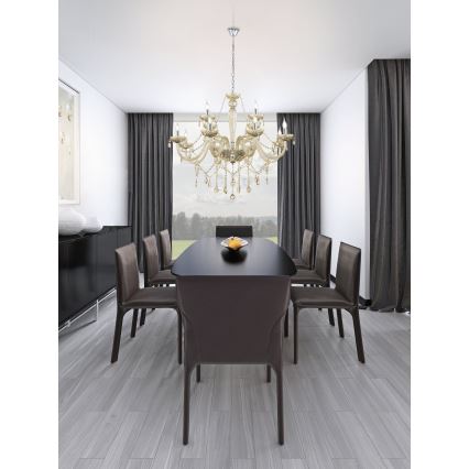 Eglo 39094 - Kattokruunu BASILANO 12xE14/40W/230V