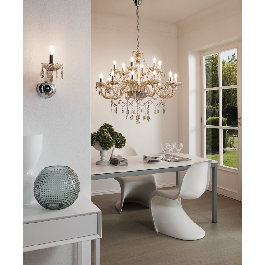 Eglo 39095- Kattokruunu BASILANO 18xE14/40W/230V