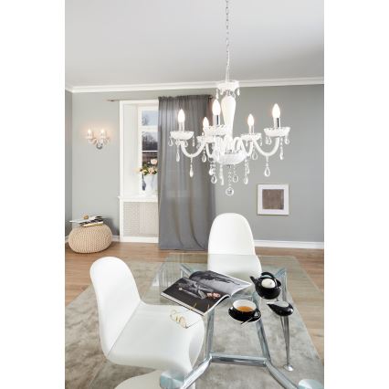 Eglo 39113- Kattokruunu CARPENTO 5xE14/40W/230V