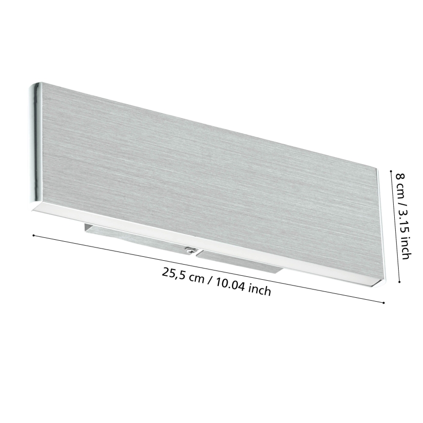 Eglo - LED-seinävalaisin 2xLED/5,4W/230V