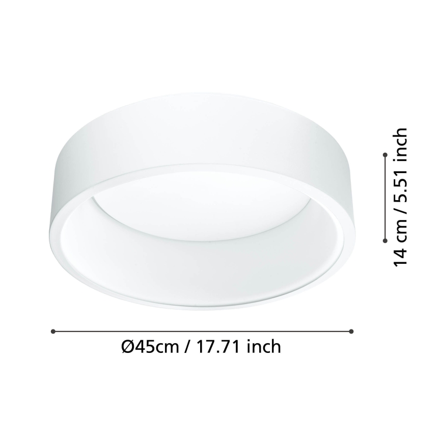 Eglo - Himmennettävä LED-kattovalaisin 1 LED/25,5W/230V