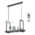 Eglo 39299 - LED RGB Himmennettävä kattokruunu ketjussa CALAMONA 3xLED/6W/230V + kauko-ohjaus