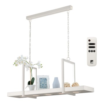 Eglo 39302 - CALAMONA RGBW LED himmennettävä riippuvalaisin ketjulla ja hyllyllä, 5xLED/6W/230V + kaukosäädin