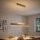 Eglo 39344 - LED-riippuvalaisin vaijerilla CLIMENE LED/17W/230V + LED/4,2W tammi