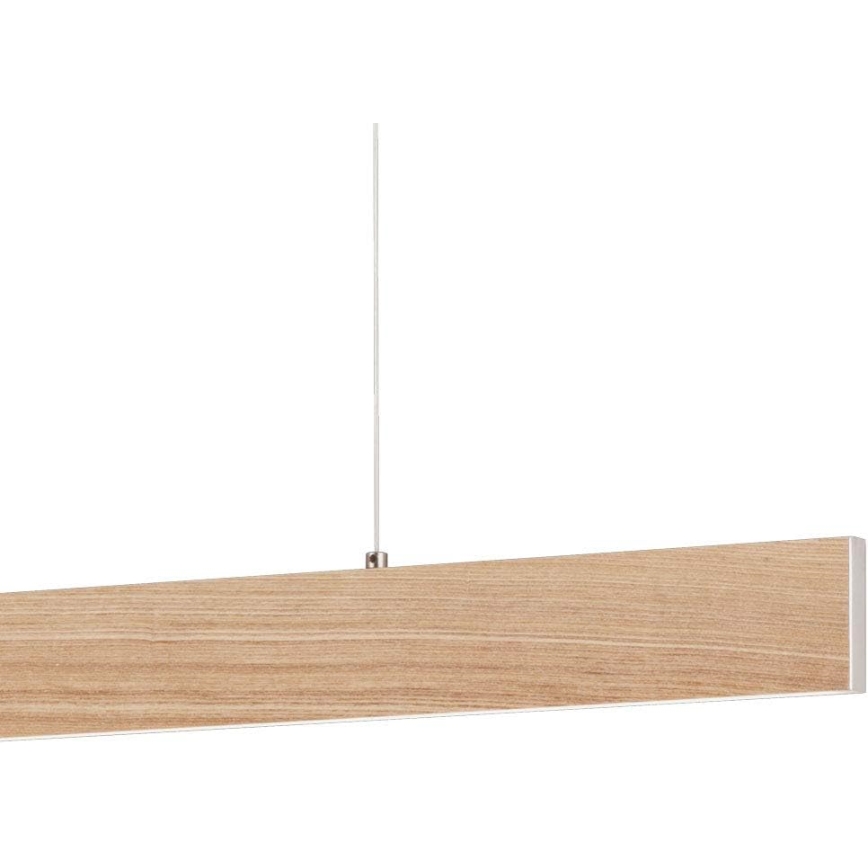 Eglo 39344 - LED-riippuvalaisin vaijerilla CLIMENE LED/17W/230V + LED/4,2W tammi