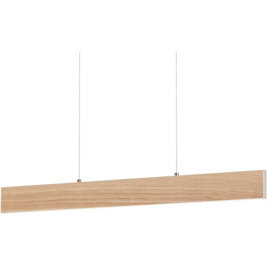 Eglo 39344 - LED-riippuvalaisin vaijerilla CLIMENE LED/17W/230V + LED/4,2W tammi