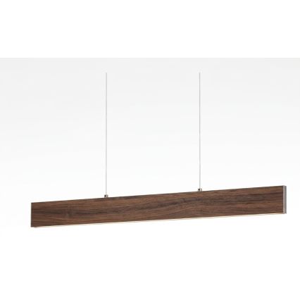 Eglo - himennettävä vaijeririippuvalaisin LED/21W/230V + LED/8,4W pähkinänvärinen
