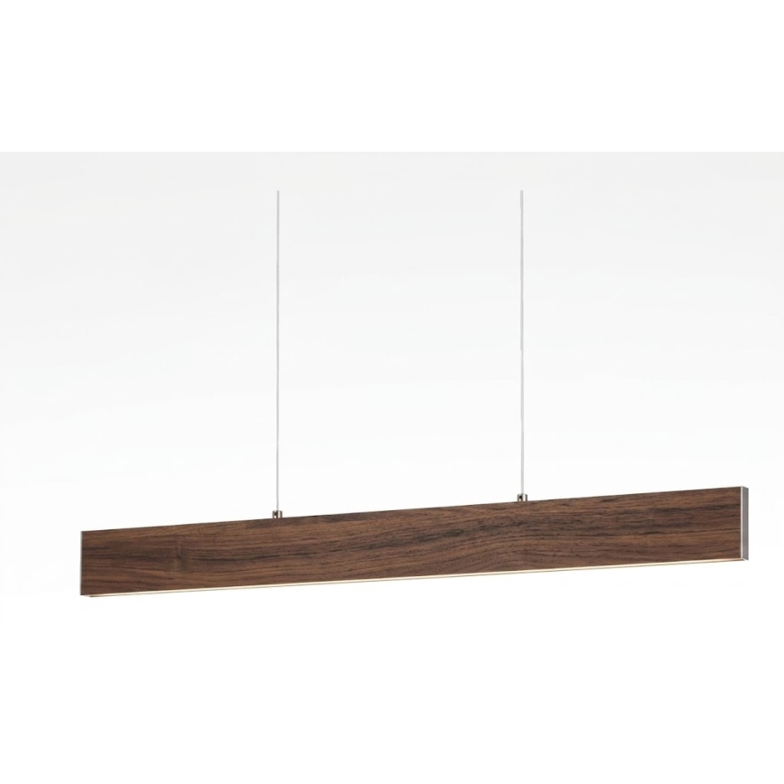 Eglo - himennettävä vaijeririippuvalaisin LED/21W/230V + LED/8,4W pähkinänvärinen