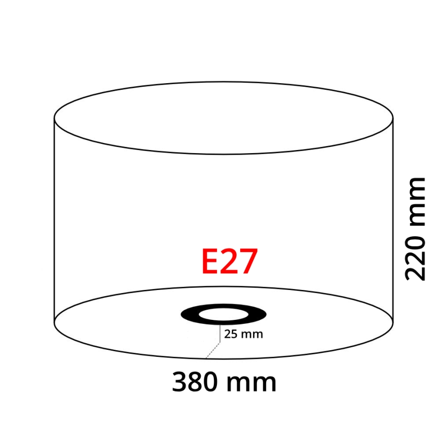 Eglo 39366 - Sävy NADINA 1 E27 halkaisija 38 cm vihreä