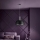 Eglo 39588 - MONTE FUERTE riippuvalaisin kaapelilla 3xE27/10W/230V musta