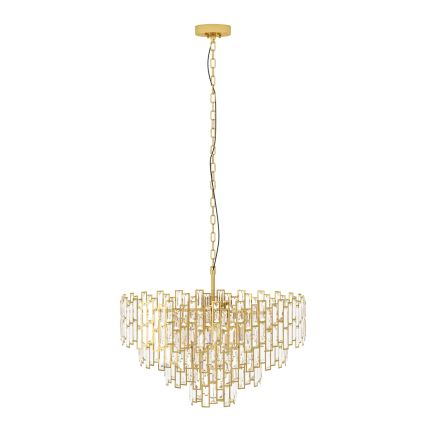 Eglo 39614 - Kattokruunu ketjulla CALMEILLES 10xE14 / 25W / 230V d. 78 cm