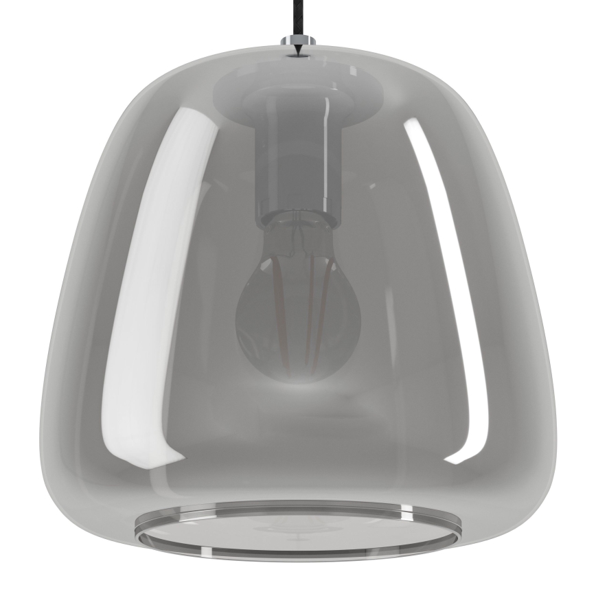 Eglo - Kattokruunu johdossa 5xE27/40W/230V savuinen