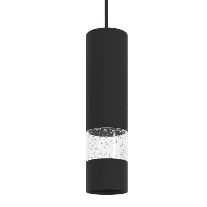 Eglo - LED-kattokruunu johdossa 5xGU10/4,6W/230V musta