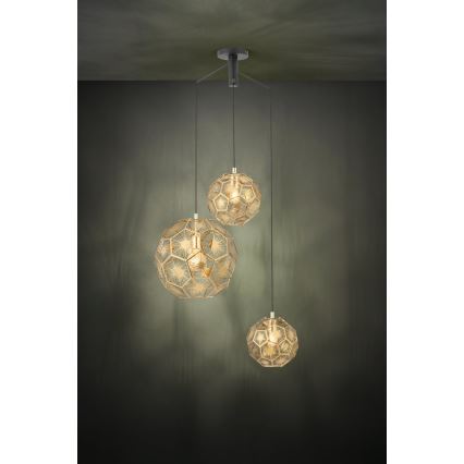 Eglo - Kattokruunu narussa 3xE27 / 60W / 230V