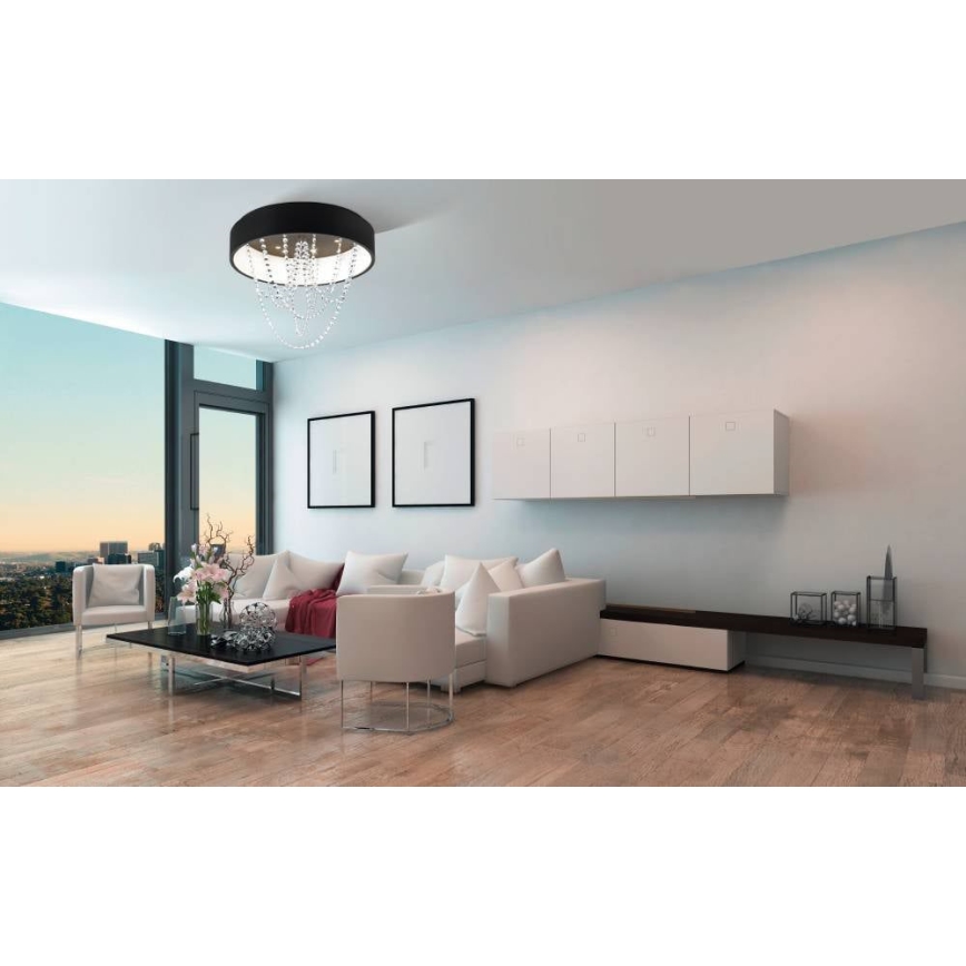 Eglo - LED-himmennettävä kattovalaisin LED / 34W / 230V + kaukosäädin