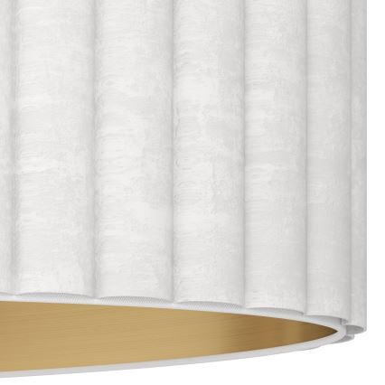 Eglo - Kattokruunu narussa 2xE27 / 40W / 230V valkoinen