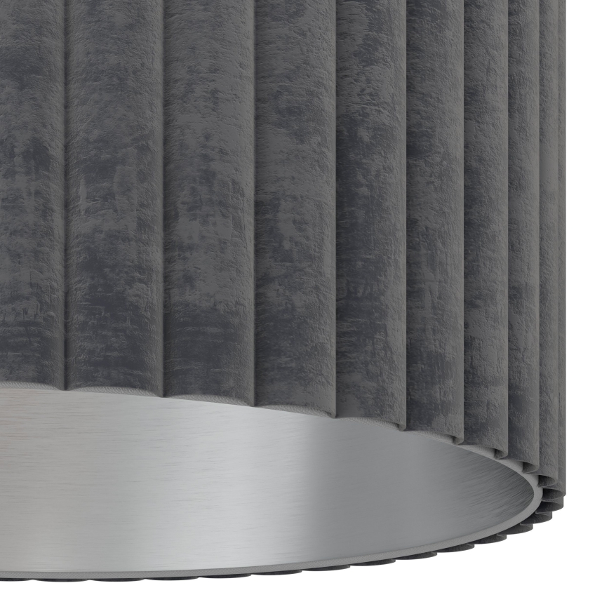 Eglo - Kattokruunu narussa 2xE27 / 40W / 230V harmaa