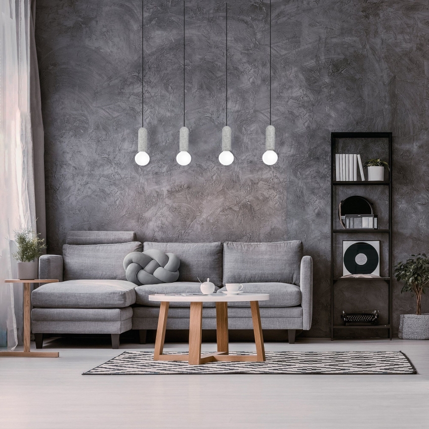 Eglo 39832 - Kattokruunu narulla GIACONECCHIA 4xE27/40W/230V