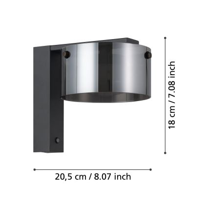 Eglo - himmennettävä LED-seinävalaisin LED/7,2W/230V