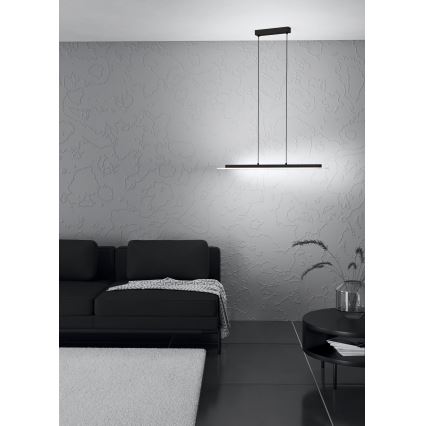 Eglo - Himmennettävä LED-kattokruunu johdossa LED/57,5W/230V 3000K musta + kauko-ohjaus