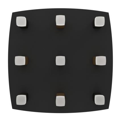 Eglo - Himmennettävä LED-kattovalaisin 9xLED/3,1W/230V 3000K antrasiitti/kulta